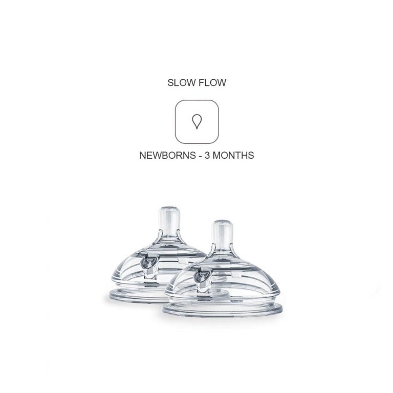 Comotomo Natural Flow Nipple Pack – Slow Flow (0–3 Months)