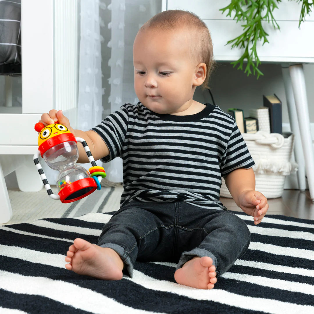 Baby Einstein Cal’s Sensory Shake Up Activity Rattle