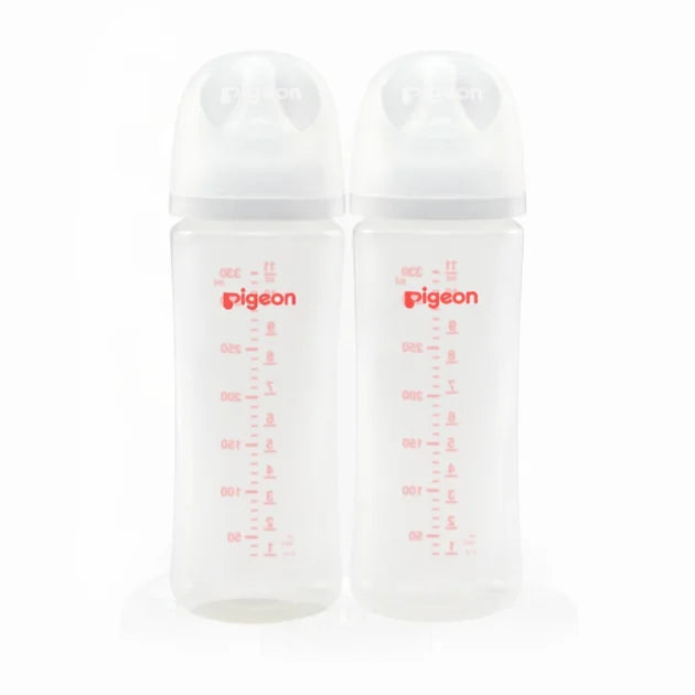 Pigeon SoftTouch Bottle PP 330ml (L) Twin Pack