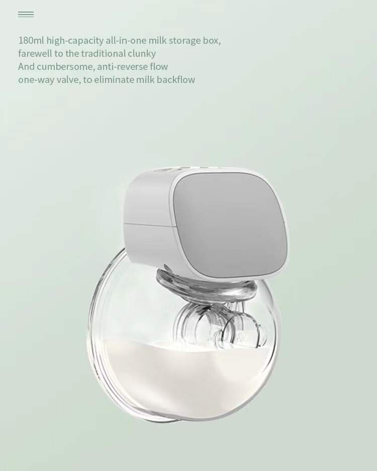 S9 Wearable Automatic Breast Pump – Hands-Free, Wireless & Portable (250ml | USB Rechargeable)