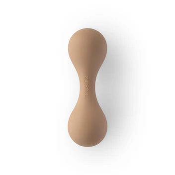 Mushie Silicone Baby Rattle