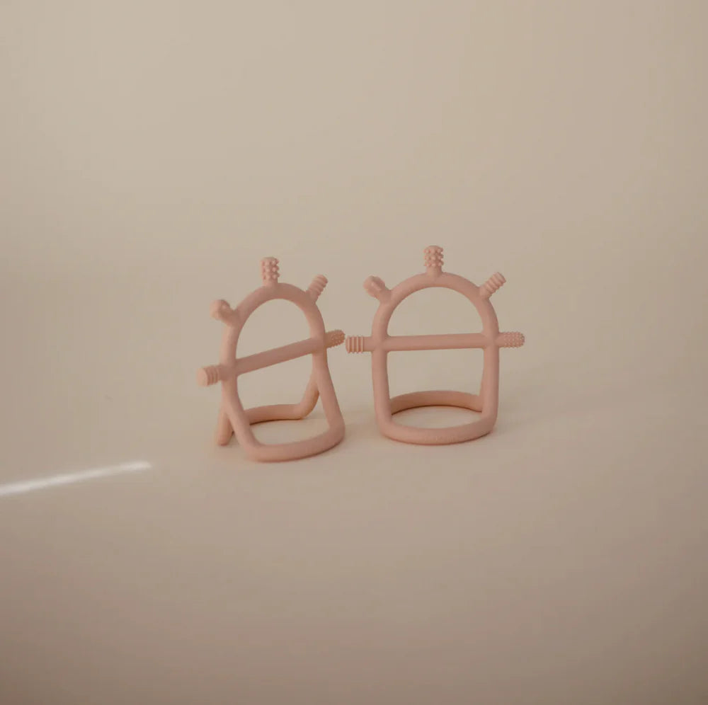 Mushie No-Drop Sensory Teethers