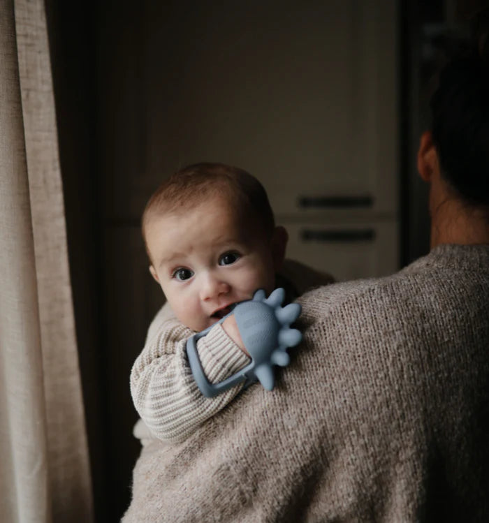 Mushie No-Drop Sensory Teethers