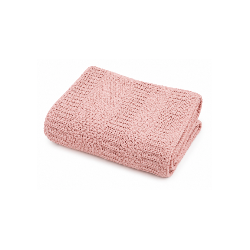 Handmade Pink Crochet Baby Blanket | Soft Acrylic | 76 x 99 cm