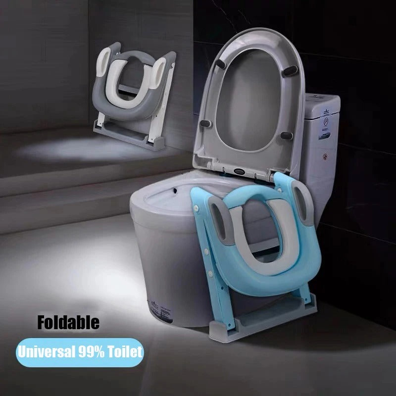 Foldable Baby Toilet Seat with Ladder