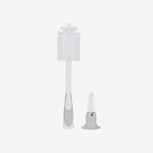 Difrax 2-in-1 Deluxe Bottle Brush – BPA-Free, Dishwasher Safe, For Bottles & Teats
