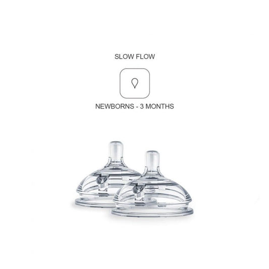 Comotomo Natural Flow Nipple Pack – Slow Flow (0–3 Months)
