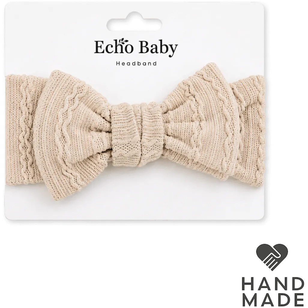 Echo Baby Bow Headband | Soft Handmade Baby Headband