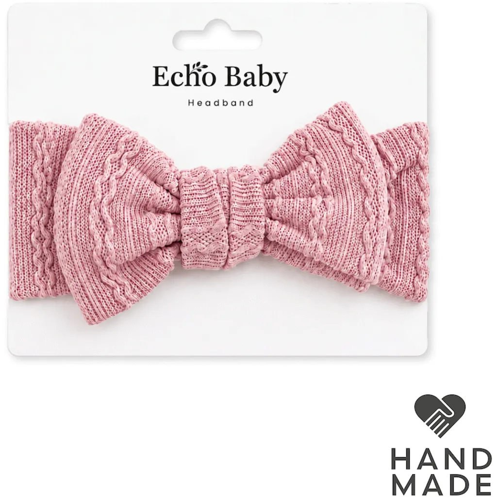 Echo Baby Bow Headband | Soft Handmade Baby Headband