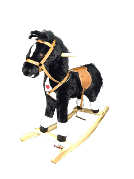 Kids Rocking Horse Black