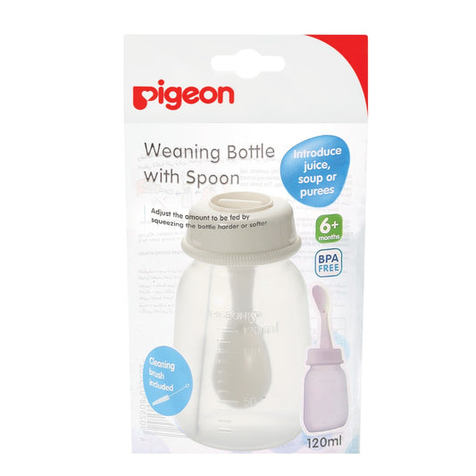 Pigeon Weaning Bottle with Spoon (D328)