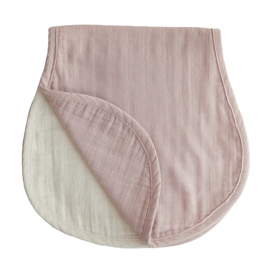 Mushie Organic Cotton Muslin Burp Cloth 2-Pack