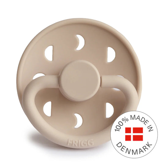 FRIGG Moon - Round Silicone Pacifier - Croissant