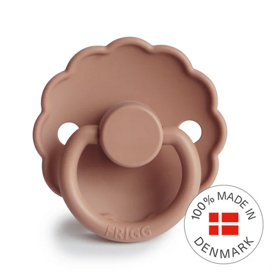 FRIGG Daisy - Round Silicone Pacifier - Rose Gold