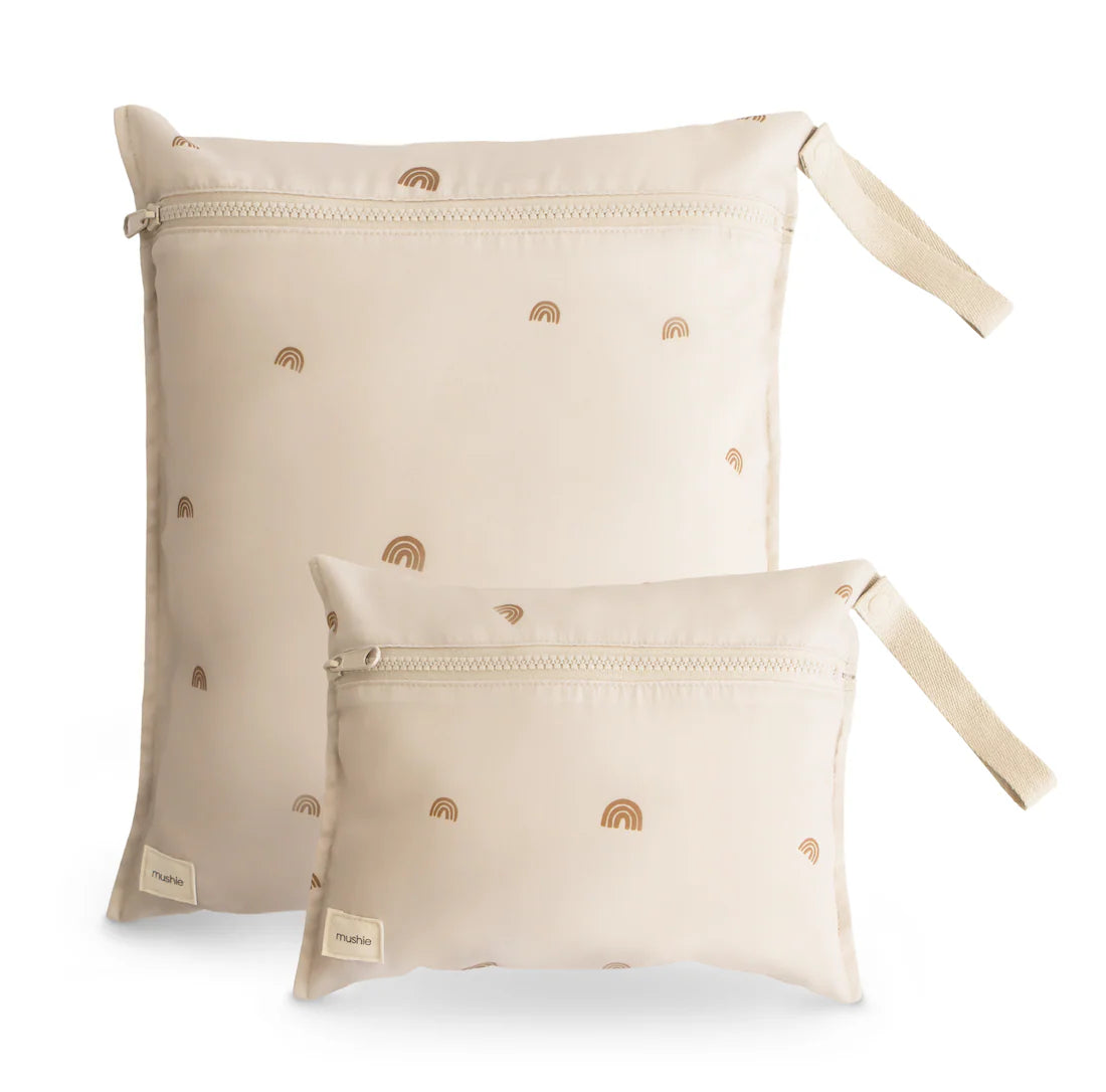 Mushie Water Resistant Wet Bag 2P
