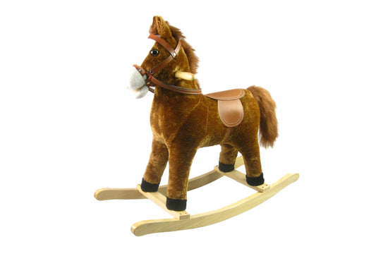 Kids Rocking Horse Brown