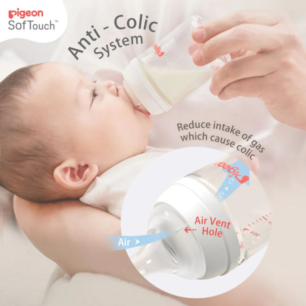Pigeon SoftTouch Nursing Bottle 160ml – Twin Pack
