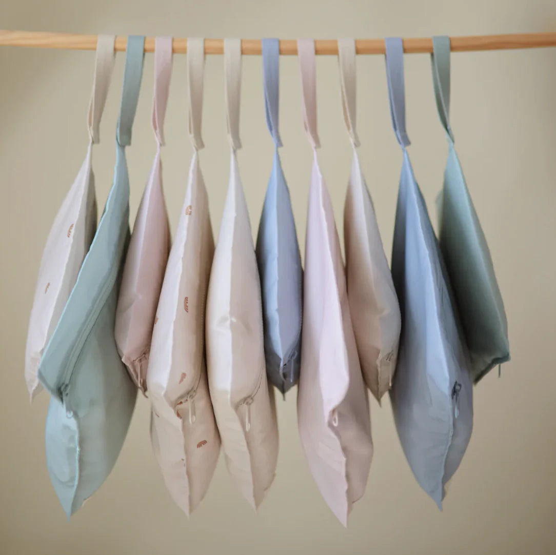 Mushie Water Resistant Wet Bag 2P