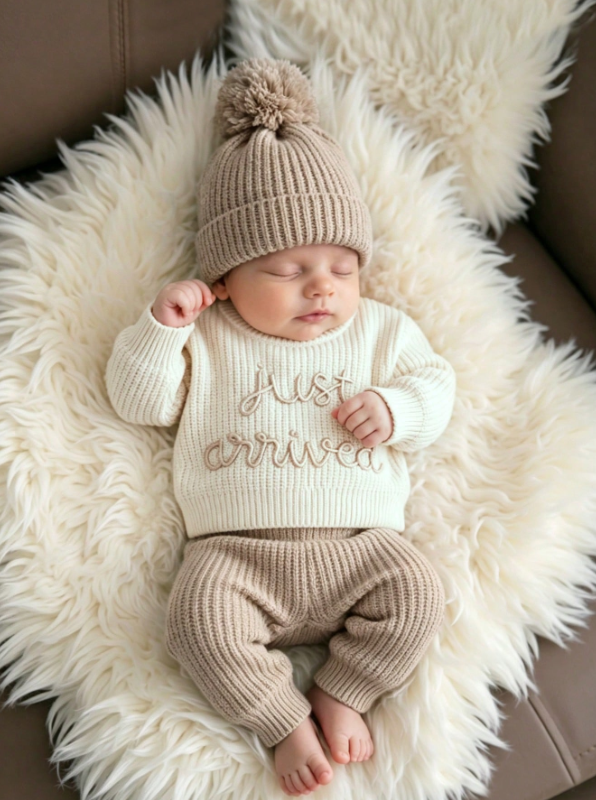 Newborn Hospital Announcement Outfit Set