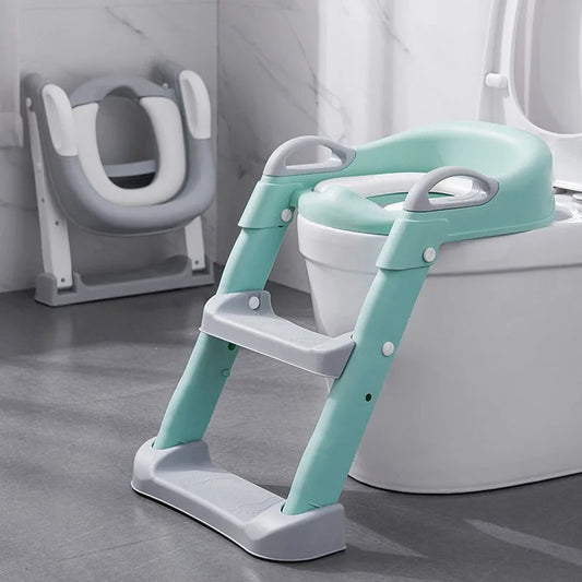 Foldable Baby Toilet Seat with Ladder